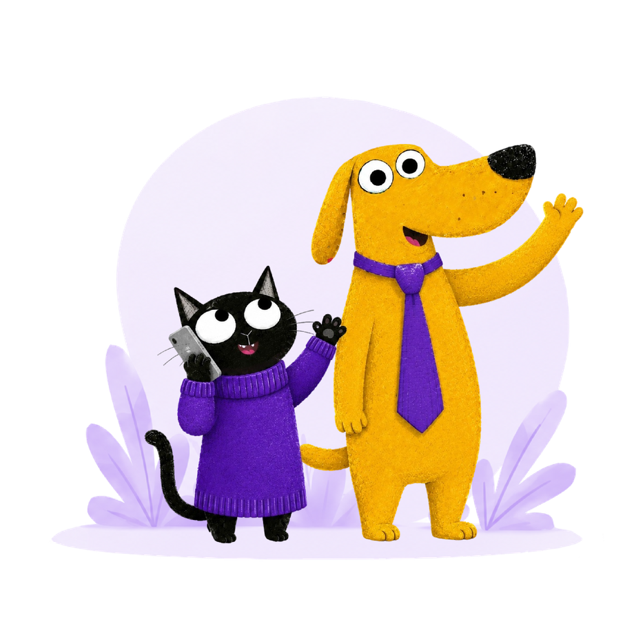 Кошка и собака ЗооПарк